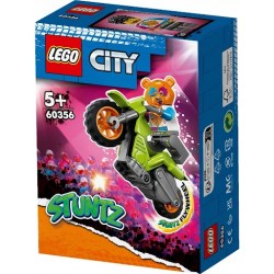 City 60356 Motocykl kaskaderski z niedźwiedziem Lego