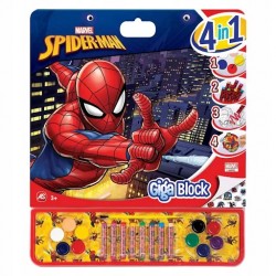GigaBlock Zestaw artystyczny 4w1 Marvel Spider-Man 62737 AS Company