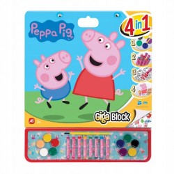 GigaBlock Zestaw artystyczny 4w1 Peppa 62735 Pulio