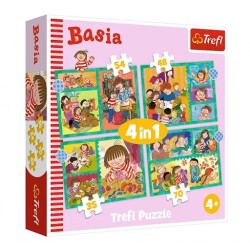 Puzzle 4w1 Przygody Basi 34606 Trefl