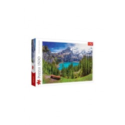 Puzzle 1500el. Jezioro Oeschinen, Alpy, Szwajcaria 26166 Trefl