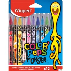 Flamastry Colorpeps Monster 12 szt. 845400 Maped
