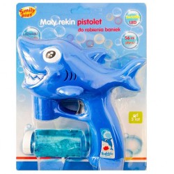 Pistolet do robienia baniek Mały rekin SP83779 Smily Play