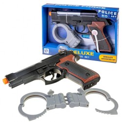 Pistolet z kajdankami zestaw policyjny dla dzieci HSY-002 Anek