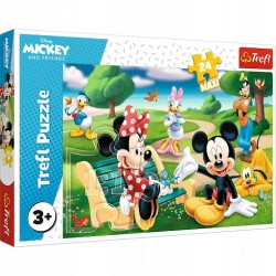 Puzzle Maxi 24el. Myszka Mickey w gronie przyjaciół 14344 Trefl