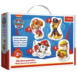 Puzzle Baby Psi Patrol - Skye, Marshall, Chase i Rubble 36087 Trefl