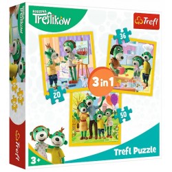 Puzzle 3w1 Razem jest wesoło 34850 Trefl