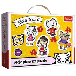 Puzzle Baby Classic Wesoła Kicia Kocia 36088 Trefl