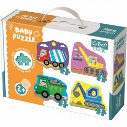 Puzzle Baby Pojazdy na budowie 36072 Trefl