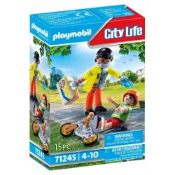 City Life 71245 Sanitariusz z pacjentem Playmobil