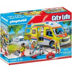 City Life 71202 Karetka pogotowia ze światłem i dźwiękiem Playmobil