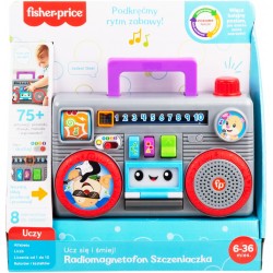 Retro Radiomagnetofon Szczeniaczka Ucz się i Śmiej! 6-36m GYC17 Fisher Price