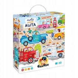 Moto puzzle Auta 3+ 49228 CzuCzu