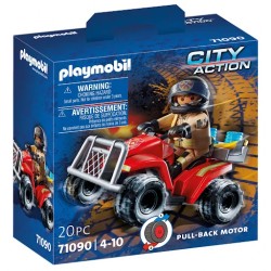 City Action 71090 Pożarniczy Speed Quad Playmobil