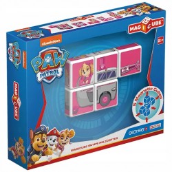 MagiCube Paw Patrol-Pojazd Skye-klocki magnetyczne 5el. G081 Geomag