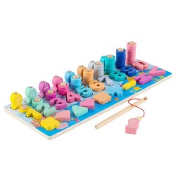 Drewniana zabawka ekukacyjna SP84019 Montessori Smily Play