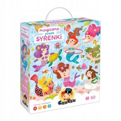 Magiczne puzzle Syrenki 60 el. 4+ 49239 CzuCzu