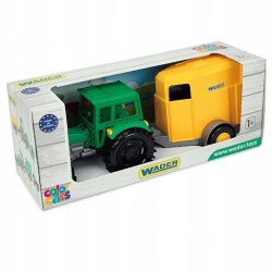 Traktor Color Cars z przyczepą dla konia Farmer 35023 Wader