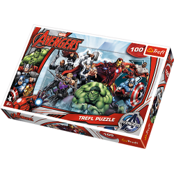 Puzzle 100el. Do ataku Avengers 16272 Trefl