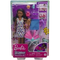 Barbie Skipper Babysitters Opiekunka zestaw na spacer FHY97/HHB68 Mattel