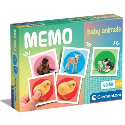 Memo Zwierzątka Gra pamięciowa Memory CLE18315 Clementoni