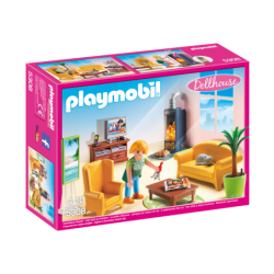 Playmobil Dollhouse 5308 Salon z kominkiem