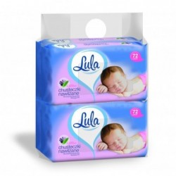 Chusteczki nawilżane z alantoiną 72szt x 3+1 gratis Lula Baby