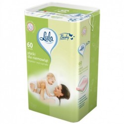 Płatki kosmetyczne dla niemowląt 60 szt. Lula Baby