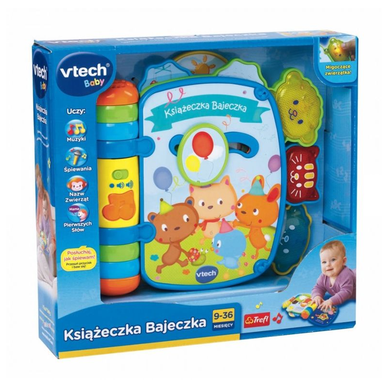 Książeczka bajeczka zabawka edukacyjna Vtech