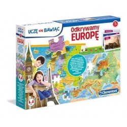 Uczę się Bawiąc Odkrywamy Europę Puzzle 104 el. CLE50020 Clementoni
