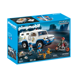 Playmobil City Action 9371 Transporter pieniędzy