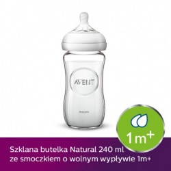 Butelka Natural 2.0 szklana 240 ml SCF053/17 Philips Avent