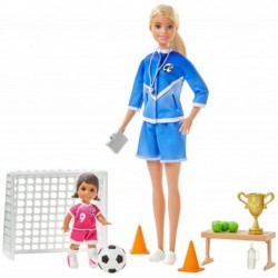 Barbie zestaw Trenerka piłki nożnej GLM47 Mattel