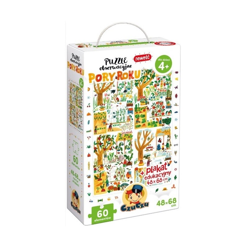 Puzzle obserwacyjne Pory roku 49069 CzuCzu