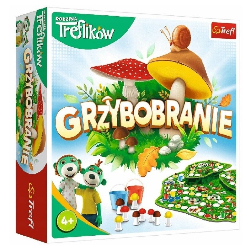 Gra Grzybobranie Treflików 02035 firmy Trefl 