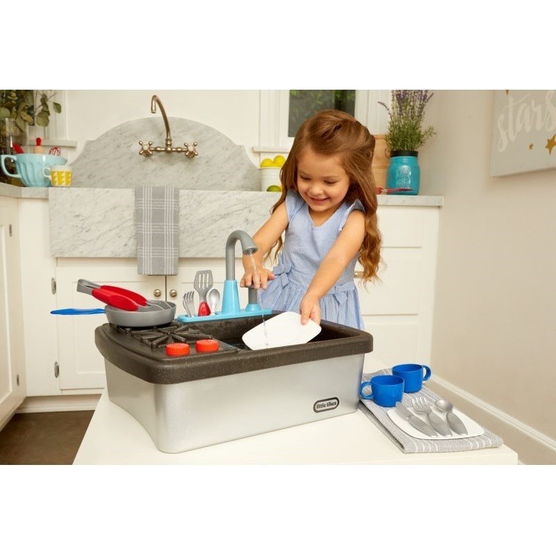 Mój pierwszy zlew z kuchenką 2w1 Little Tikes