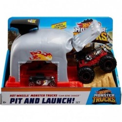 Hot Wheels Monster Truck mały zestaw Pit&Launch GKY01/GKY02 Mattel