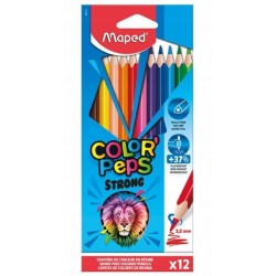 Kredki Colorpeps Strong trójkątne 12 szt. 862712 Maped