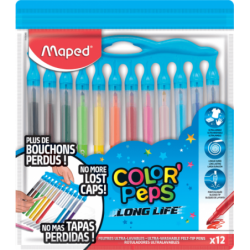 Flamastry Colorpeps Long Life 12 szt. 845045 Maped