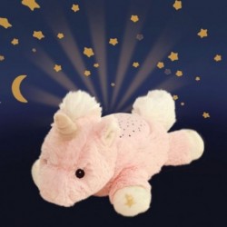 Lampka nocna projektor maskotka Jednorożec dream Buddies Ella róż Cloud B