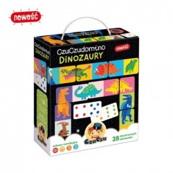 Czuczu domino Dinozaury 28 el. Gra dla dzieci 24m+ 49162 CzuCzu