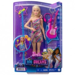 Barbie Big City Big Dreamsl lalka Muzyczna Malibu światło+dźwięk GYJ23 Mattel