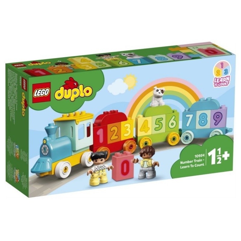 LEGO DUPLO 10954 POCIĄG Z CYFERKAMI - NAUKA LICZENIA