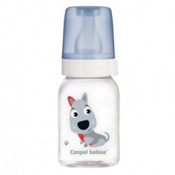 Butelka plastikowa wąska Cute Animals 120ml 11/851 mix Canpol