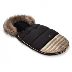 Śpiworek zimowy 3w1 z futerkiem Moose Shine 105x53cm Cottonmoose