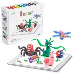 Hey Clay Masa plastyczna 18 kolorów dla dzieci 3+ TM Toys