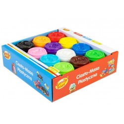Ciasto masa plastyczna 12 szt. różne kolory dla dzieci 3+ SP83348 Smily Play