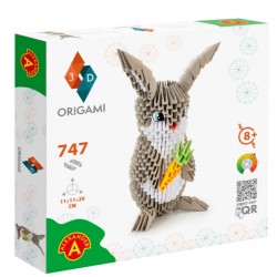 Origami 3D Królik 747 el. zestaw kreatywny 8+ ALE2557 Alexander