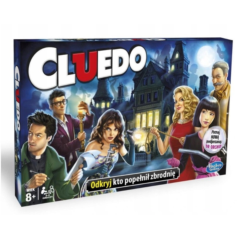 Gra Cluedo detyktywistyczna 38712 Hasbro