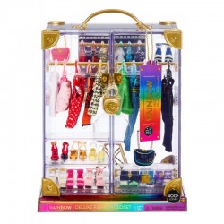 Rainbow High Szafa Deluxe z ubraniami dla lalek Garderoba Fashion 574323 MGA